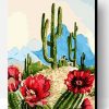 Desert Cactus Paint By Number