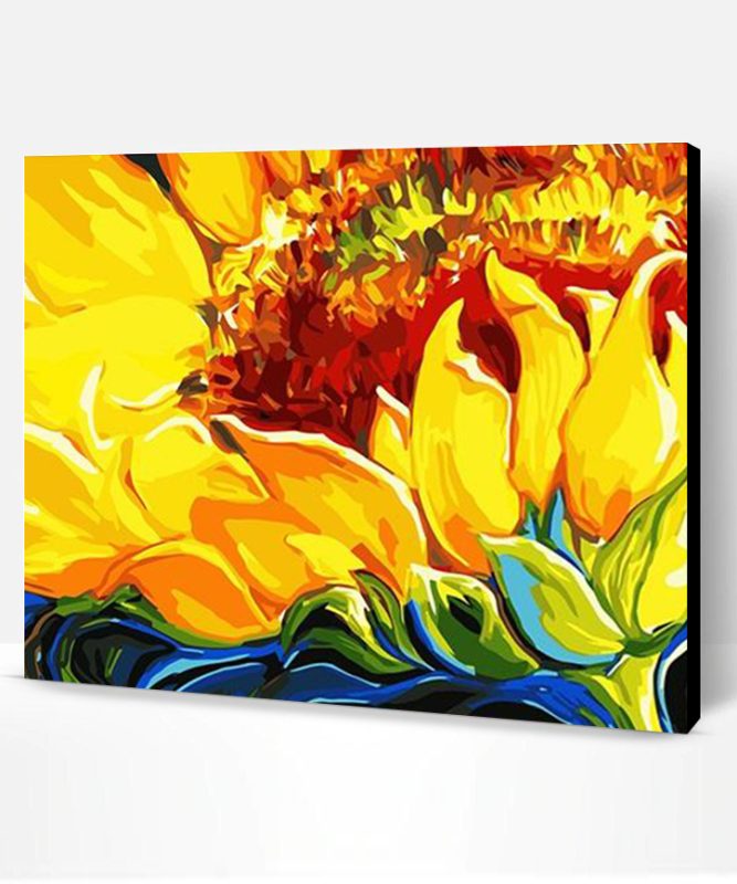 Large Sunflower Paint By Number