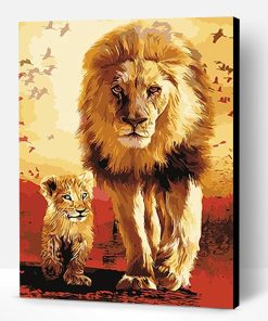 Lions Family Paint By Number