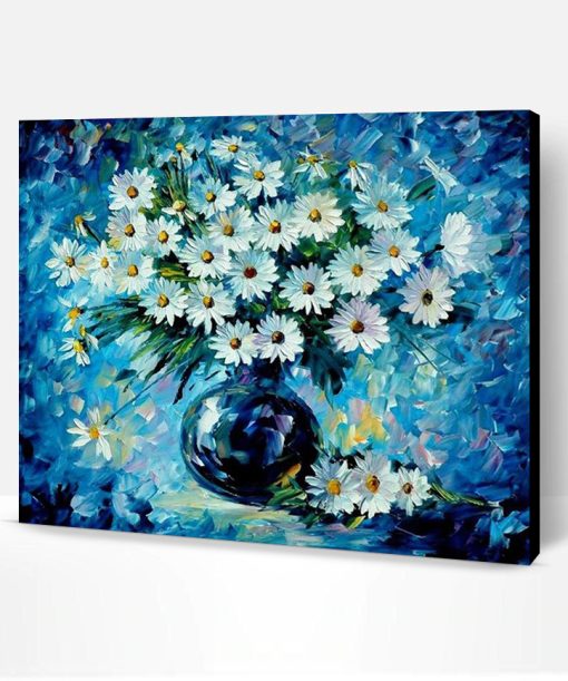 Daisies Vase Paint By Number