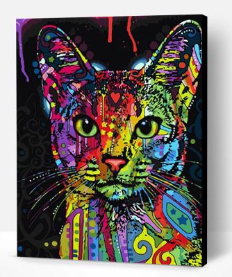 Colorful Cat Paint By Number