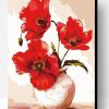 Europe Red Vase Paint By Number