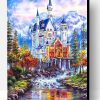 Fantasy Castle In a Mountain Paint By Number