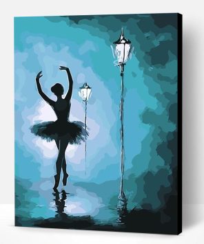 Abstract Ballet Dancer Paint By Number