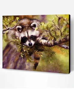 Raccoon Paint By Number