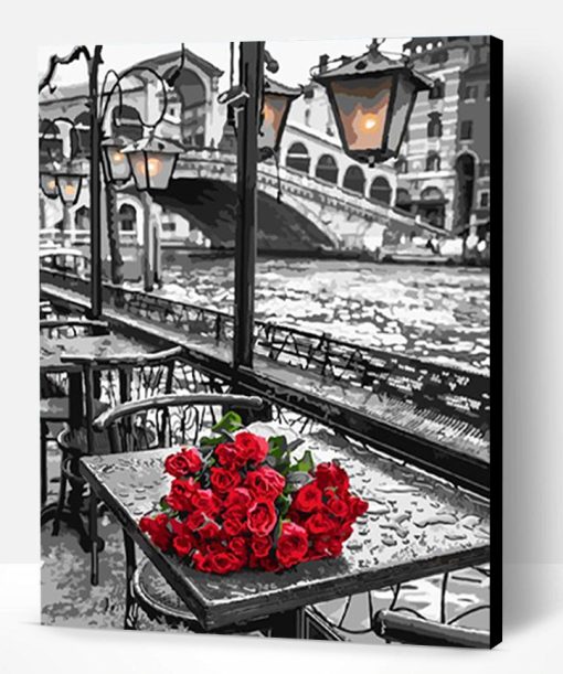 Romantic Street Modern Artwork Paint By Number