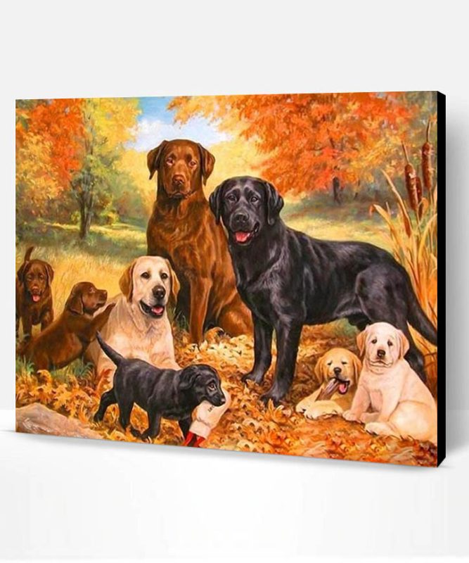 Dogs Family Paint By Number