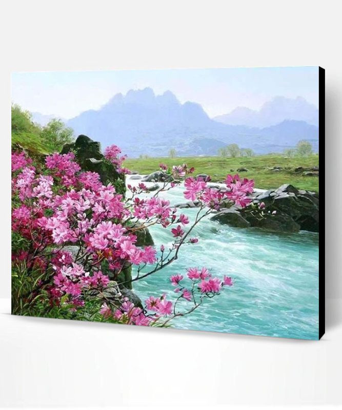 Flower River Paint By Number