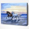 Horses On The Beach Paint By Number