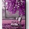 Romantic Purple Woods Paint By Number