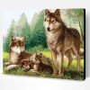 Wolfs Familly Paint By Number