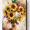 Yellow Sunflower Acrylic Picture Paint By Number