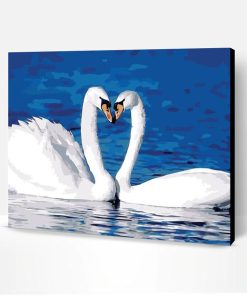 Swans on Lake Paint By Number