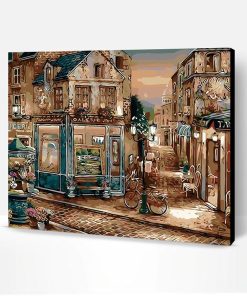Europe Coffee Shop Artwork Paint By Number