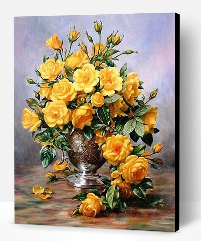 Yellow Flowers Paint By Number