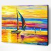 Colorful Sailing Boats Paint By Number