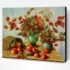Vase Of Flowers and Apples Paint By Number