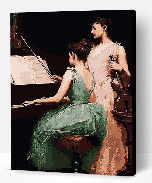 The Sonata By Irving Ramsay Wiles Paint By Number