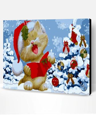 Cartoon Christmas Painting Paint By Number