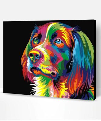 Colorful Dog Paint By Number