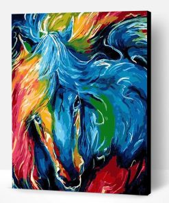 Colorful Horse Paint By Number