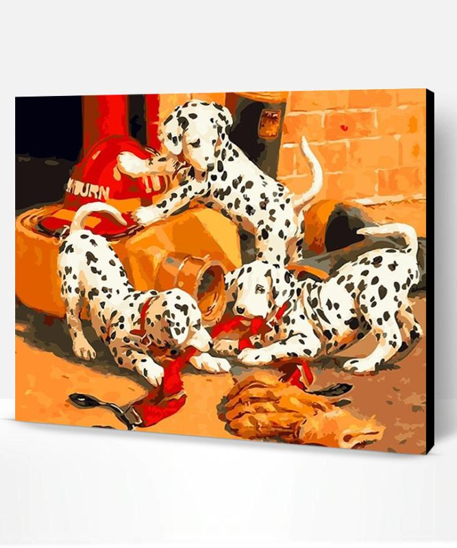 Dalmatian dog Paint By Number