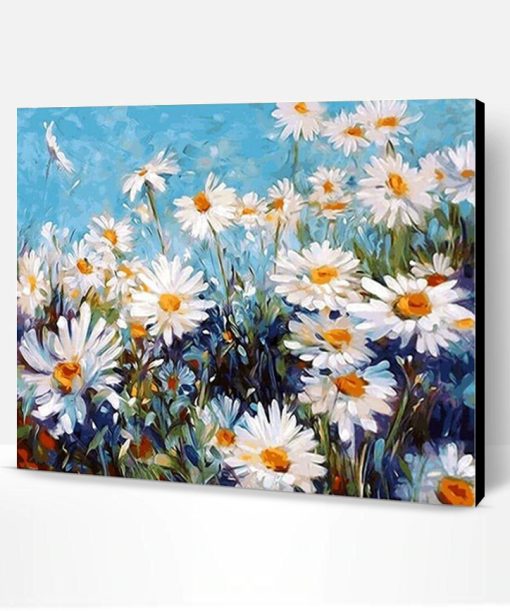 Van Gogh's Field of Daisies Paint By Number