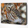 Owl animals wall art canvas Paint By Number