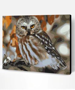 Owl animals wall art canvas Paint By Number