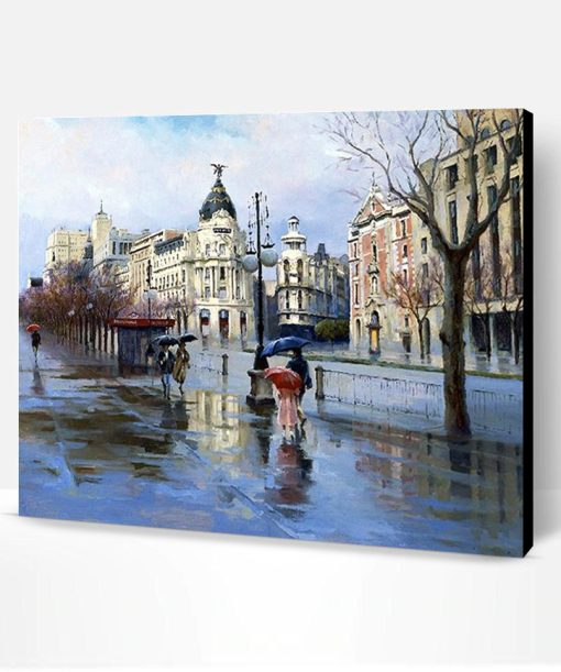 Rain Street London Paint By Number