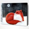Red Fox At Snow Paint By Number