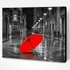 Red Umbrella Paint By Number