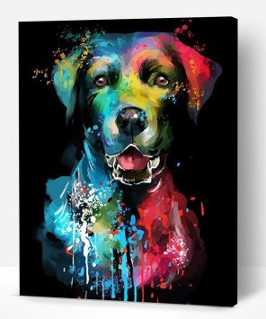 Colorful Companion Dog Paint By Number