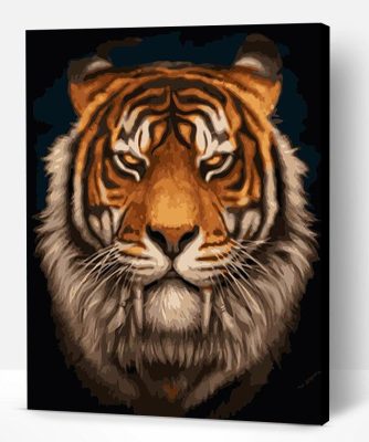 Saber Tooth Tiger Paint By Number