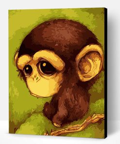 Sad Monkey Paint By Number