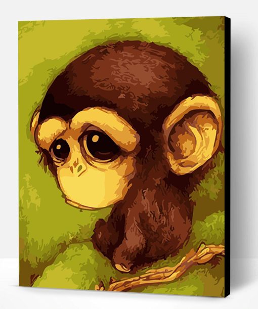 Sad Monkey Paint By Number