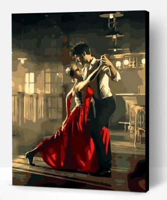 Couple Dancing Tango Paint By Number