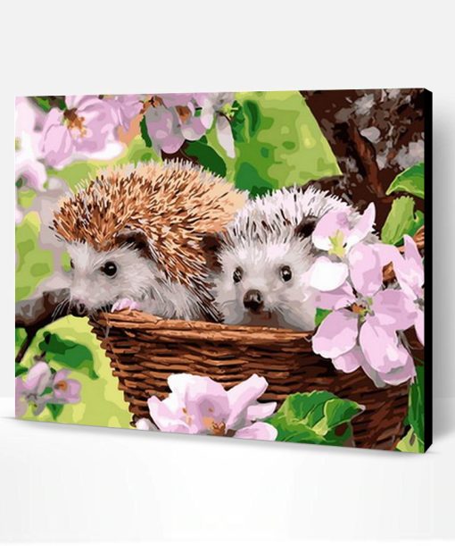 Adorable Hedgehog Paint By Number