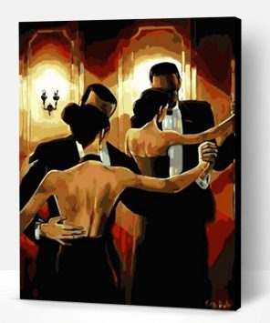 Couple Dancing in Soiree Paint By Number