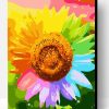 Colorful Sunflower Paint By Number
