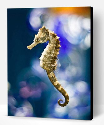 Seahorses In The Ocean Paint By Number