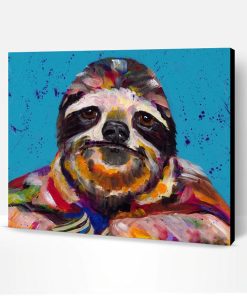 Smiling Sloth Paint By Number