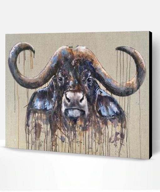 Splatter Buffalo Paint By Number