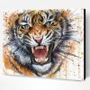 Splatter Tiger Paint By Number