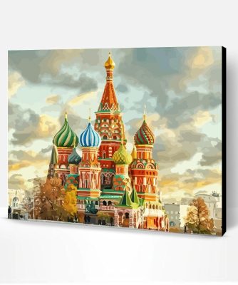 St Basils Cathedral Moscow Paint By Number