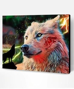 Storm Wolf Paint By Number