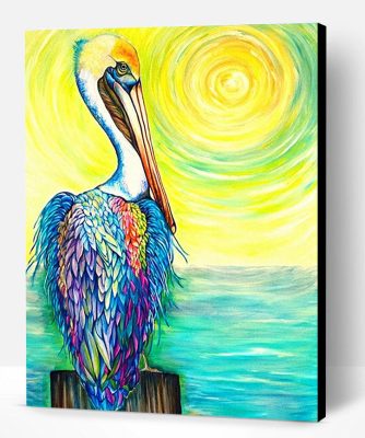 Pelican Artwork Paint By Number