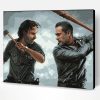 Negan and Rick Fight Paint By Number