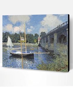 The Bridge at Argenteuil By Claude Monet Paint By Number