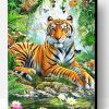 Tiger in The Virgin Forest Paint By Number